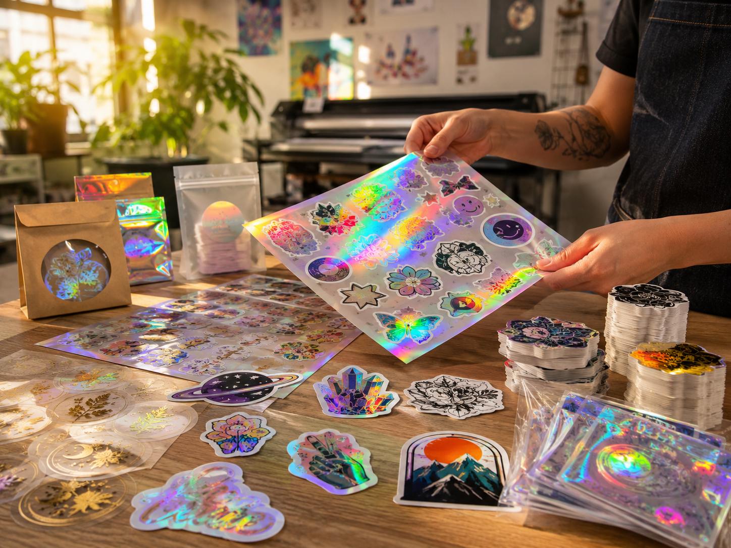 Holographic & Specialty Stickers